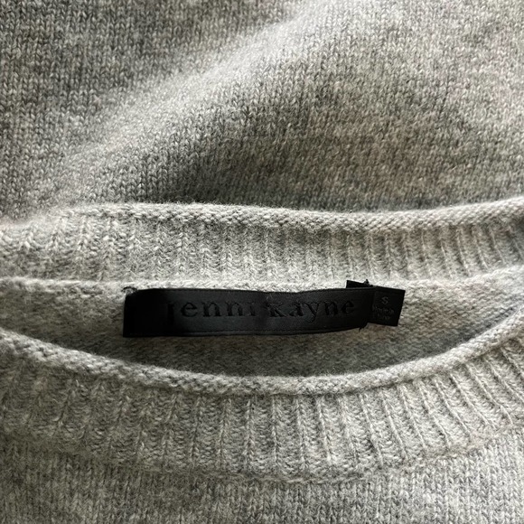 Jenni Kayne Gray Crew Neck Sweater - Picture 8 of 8